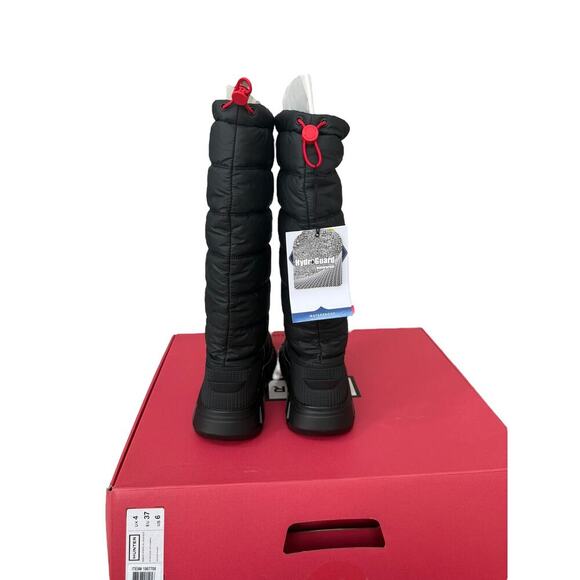 NIB Hunter Women's Black Intrepid Insulated Tall Snow Boots Size 6 - Picture 7 of 11